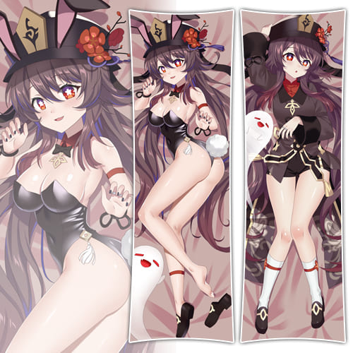 Rabbit Girl Hutao Body Pillow