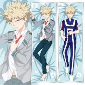 Bakugo Striking Body Pillow