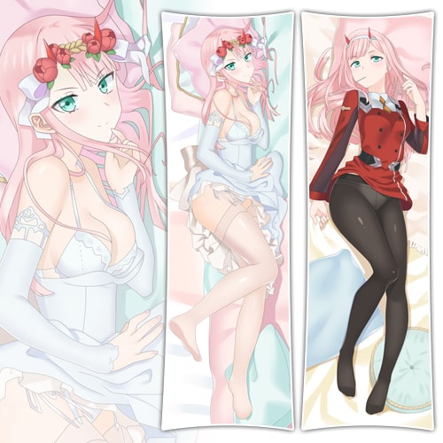 Zero Two Wedding Pillow Case