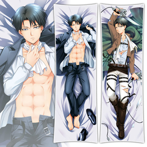 levi dashing body pillow