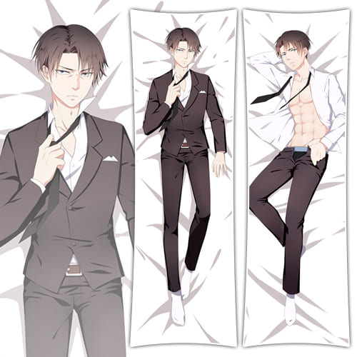 levi suit body pillow