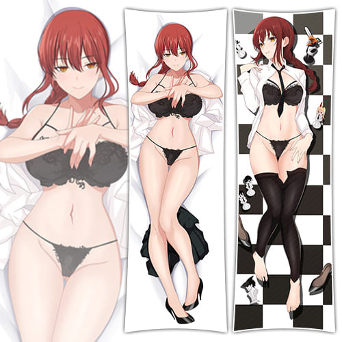 Swiming Makima Body Pillow