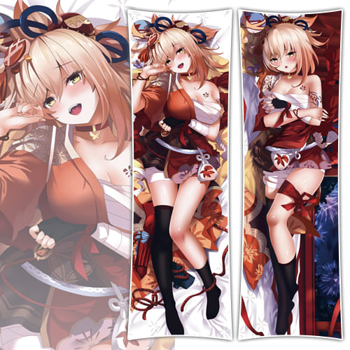 Yoimiya Lovely Pillow Cover