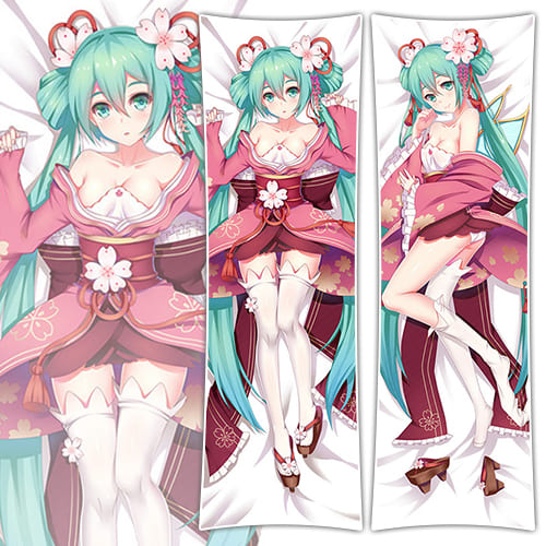 Miku Kimono Wearing Dakimakura Case
