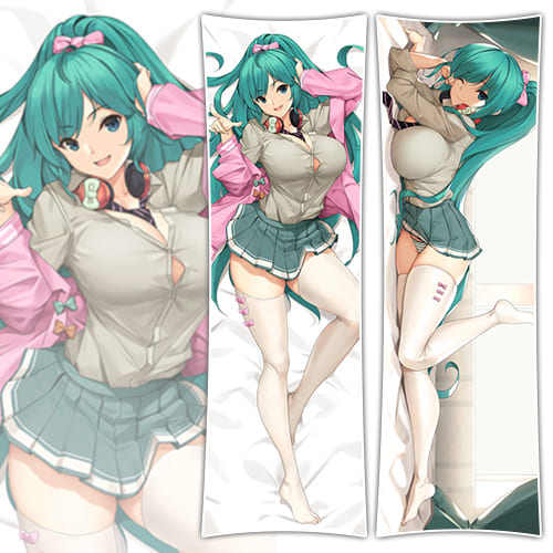 Miku School Uniform Pillow Case